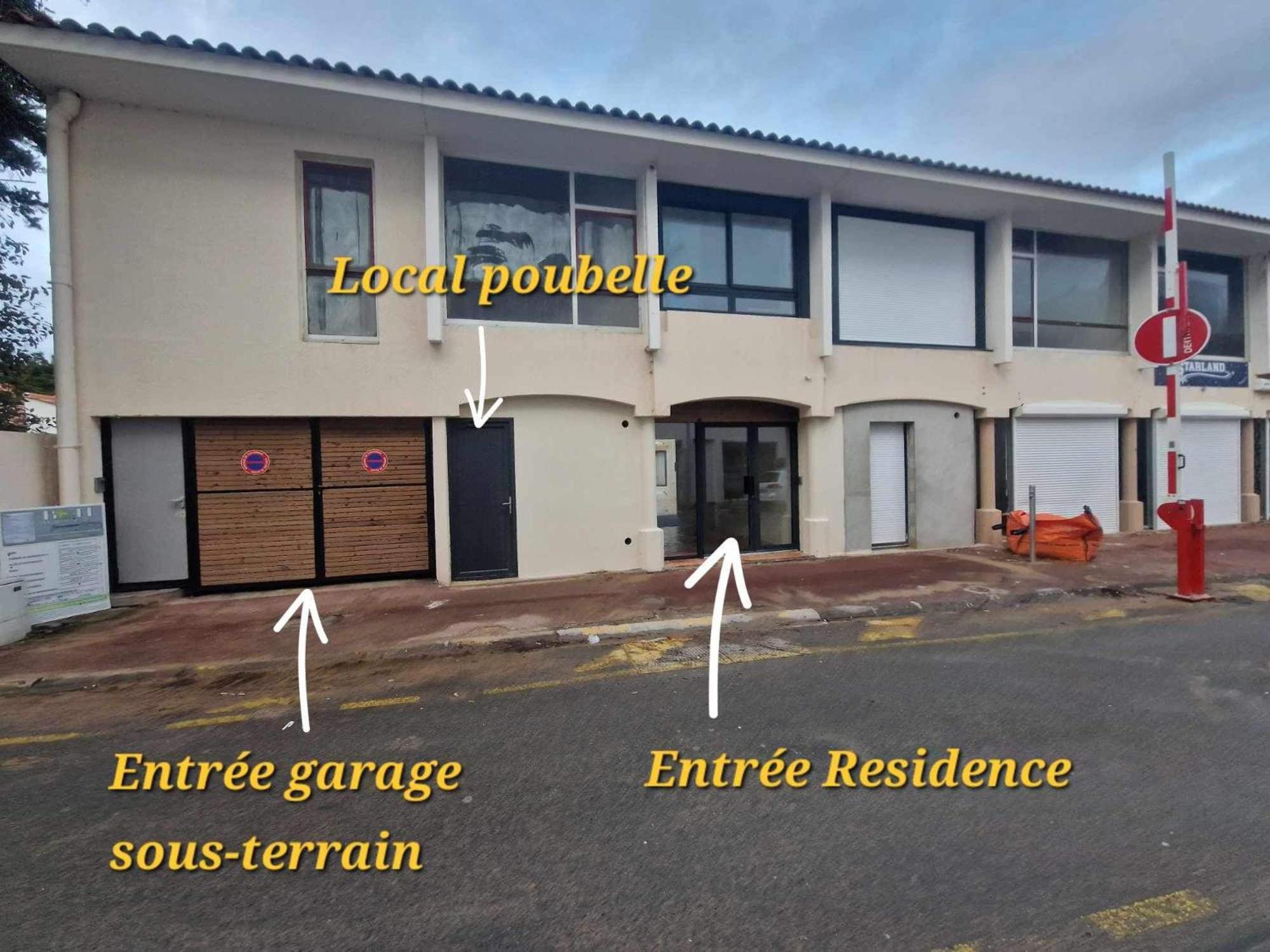 La Dune, Proche Rue Pietonne Et Plage 생장드몽 외부 사진
